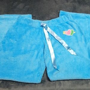 Blue Soft Fleece PJ Bottoms Size M